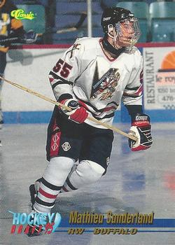 #23 Mathieu Sunderland - Buffalo Sabres - 1995 Classic Hockey