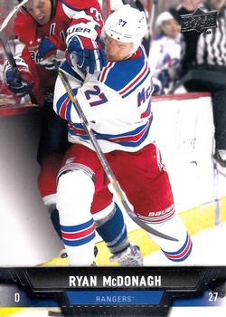 #23 Ryan McDonagh - New York Rangers - 2013-14 Upper Deck Hockey