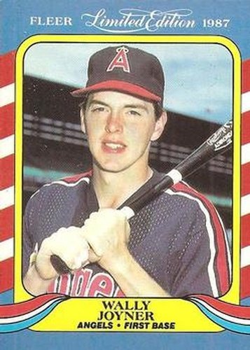 #23 Wally Joyner - California Angels - 1987 Fleer Limited Edition Baseball