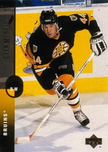 #23 Glen Murray - Boston Bruins - 1994-95 Upper Deck Hockey