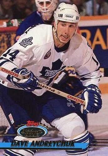 #23 Dave Andreychuk - Toronto Maple Leafs - 1993-94 Stadium Club Hockey