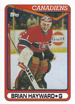 #23 Brian Hayward - Montreal Canadiens - 1990-91 Topps Hockey