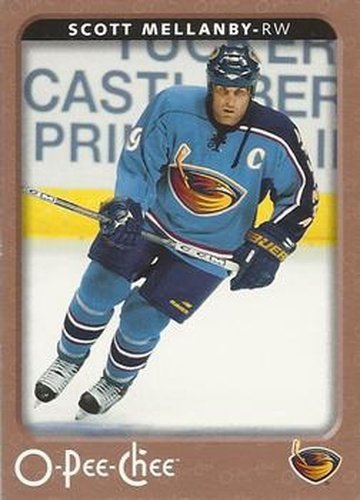 #23 Scott Mellanby - Atlanta Thrashers - 2006-07 O-Pee-Chee Hockey