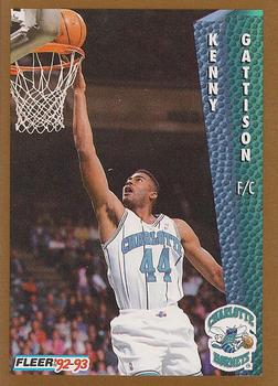 #23 Kenny Gattison - Charlotte Hornets - 1992-93 Fleer Basketball