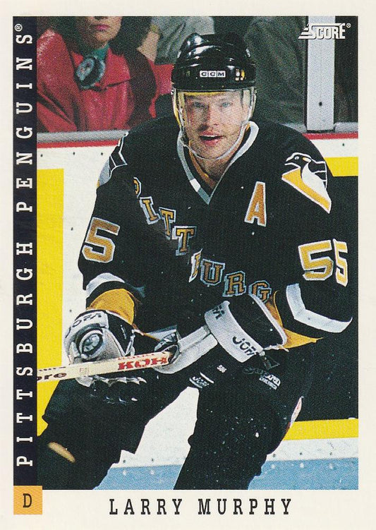 #23 Larry Murphy - Pittsburgh Penguins - 1993-94 Score Canadian Hockey