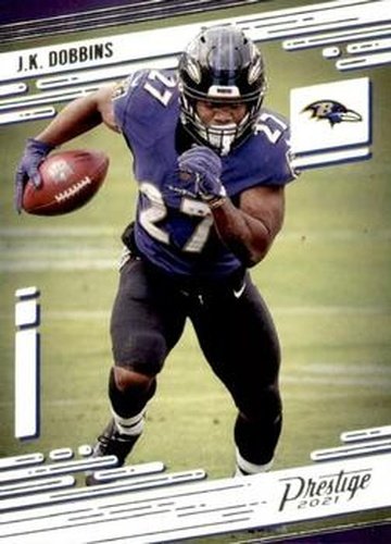 #23 J.K. Dobbins - Baltimore Ravens - 2021 Panini Prestige Football