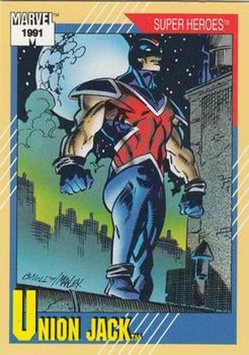 #24 Union Jack - 1991 Impel Marvel Universe Series II