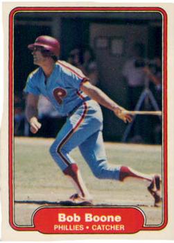#240 Bob Boone - Philadelphia Phillies - 1982 Fleer Baseball