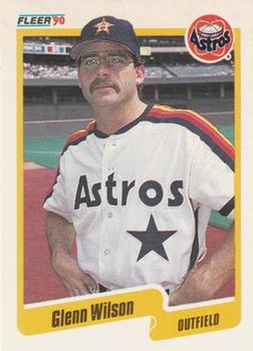 #240 Glenn Wilson - Houston Astros - 1990 Fleer USA Baseball