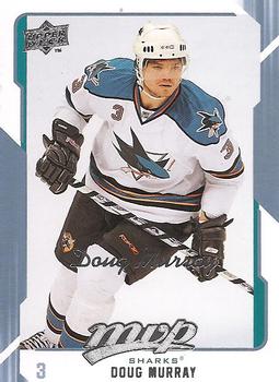 #240 Doug Murray - San Jose Sharks - 2008-09 Upper Deck MVP Hockey