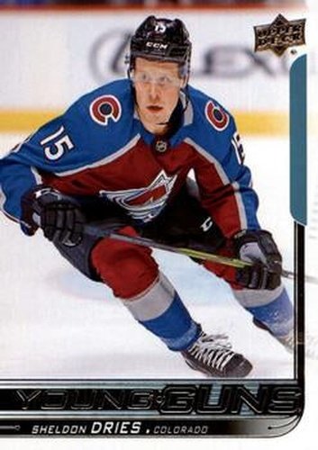 #240 Sheldon Dries - Colorado Avalanche - 2018-19 Upper Deck Hockey