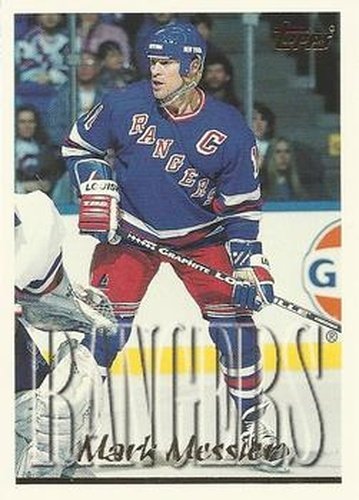 #240 Mark Messier - New York Rangers - 1995-96 Topps Hockey
