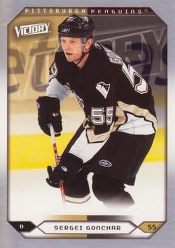 #240 Sergei Gonchar - Pittsburgh Penguins - 2005-06 Upper Deck Victory Hockey