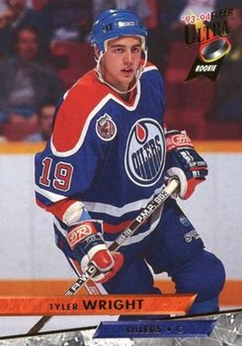 #240 Tyler Wright - Edmonton Oilers - 1993-94 Ultra Hockey