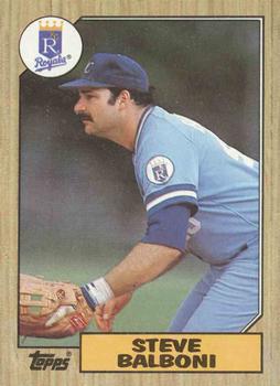 #240 Steve Balboni - Kansas City Royals - 1987 Topps Baseball