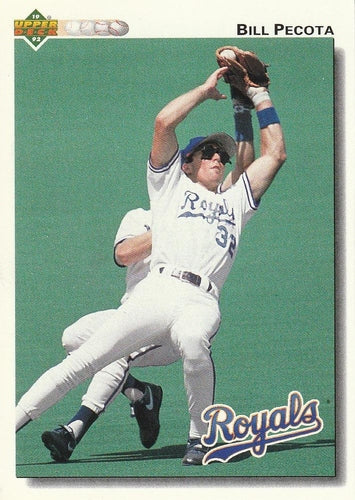 #240 Bill Pecota - Kansas City Royals - 1992 Upper Deck Baseball