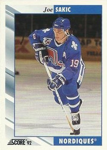 #240 Joe Sakic - Quebec Nordiques - 1992-93 Score USA Hockey