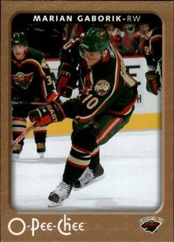 #240 Marian Gaborik - Minnesota Wild - 2006-07 O-Pee-Chee Hockey