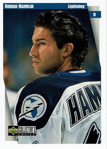 #240 Roman Hamrlik - Tampa Bay Lightning - 1997-98 Collector's Choice Hockey