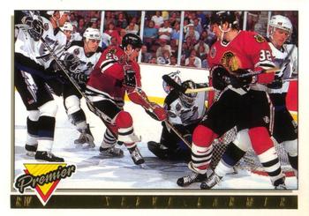 #240 Steve Larmer - Chicago Blackhawks - 1993-94 O-Pee-Chee Premier Hockey - Gold