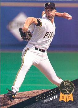 #240 Steve Cooke - Pittsburgh Pirates - 1993 Leaf Baseball