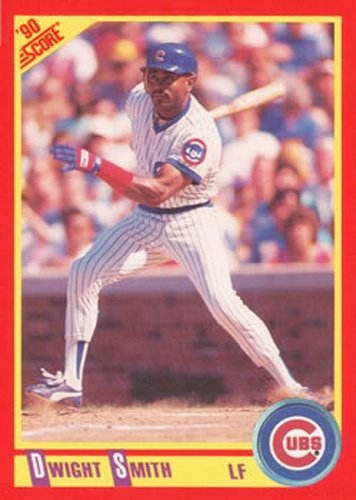 #240 Dwight Smith - Chicago Cubs - 1990 Score Baseball