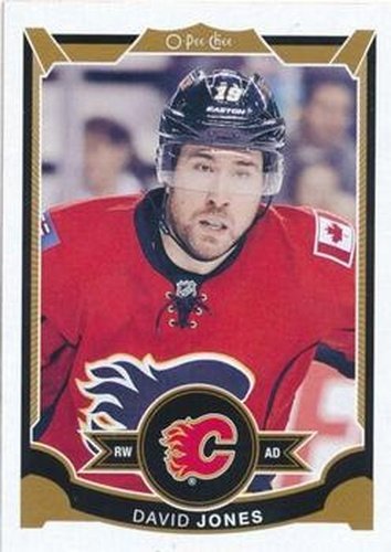 #240 David Jones - Calgary Flames - 2015-16 O-Pee-Chee Hockey