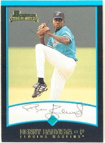 #240 Denny Bautista - Florida Marlins - 2001 Bowman Baseball