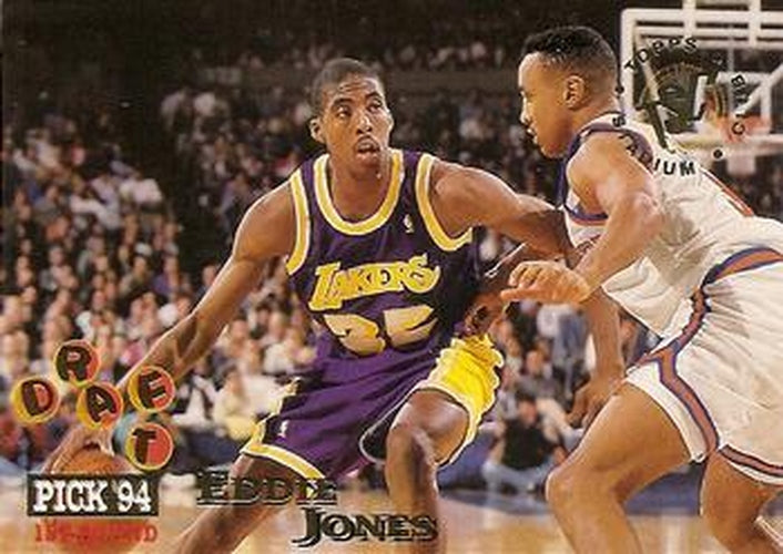 #240 Eddie Jones - Los Angeles Lakers - 1994-95 Stadium Club Basketball