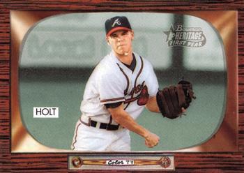 #240 J.C. Holt - Atlanta Braves - 2004 Bowman Heritage Baseball