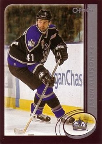 #240 Jason Allison - Los Angeles Kings - 2002-03 O-Pee-Chee Hockey