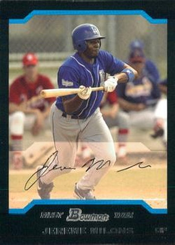 #240 Jereme Milons - Los Angeles Dodgers - 2004 Bowman Baseball