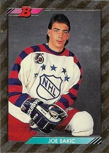 #240 Joe Sakic - Quebec Nordiques - 1992-93 Bowman Hockey