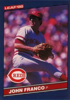 #240 John Franco - Cincinnati Reds - 1986 Leaf Baseball