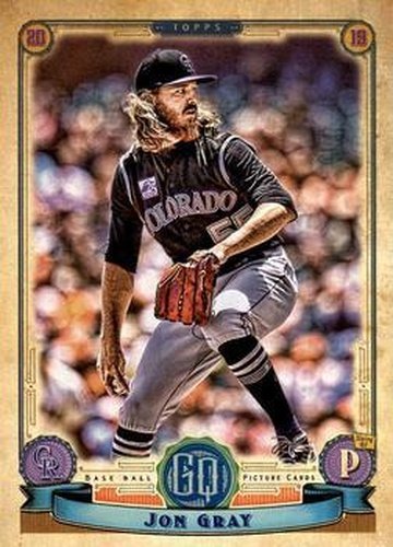 #240 Jon Gray - Colorado Rockies - 2019 Topps Gypsy Queen Baseball