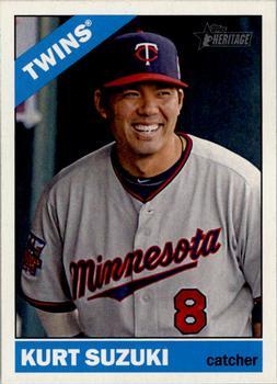 #240 Kurt Suzuki - Minnesota Twins - 2015 Topps Heritage Baseball