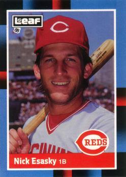 #240 Nick Esasky - Cincinnati Reds - 1988 Leaf Baseball