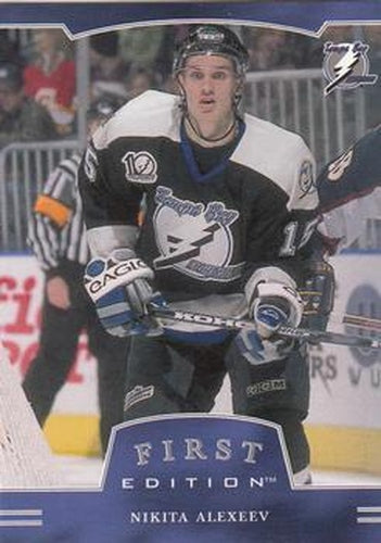 #240 Nikita Alexeev - Tampa Bay Lightning - 2002-03 Be a Player First Edition Hockey