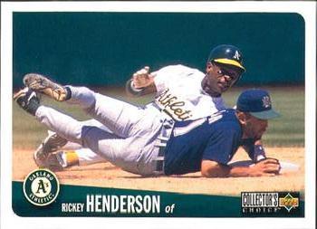 #240 Rickey Henderson - Oakland Athletics - 1996 Collector's Choice Baseball