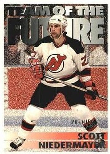 #240 Scott Niedermayer - New Jersey Devils - 1994-95 Topps Premier Hockey