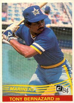 #240 Tony Bernazard - Seattle Mariners - 1984 Donruss Baseball