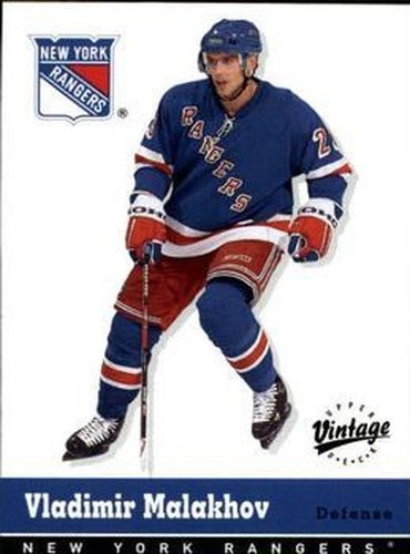 #240 Vladimir Malakhov - New York Rangers - 2000-01 Upper Deck Vintage Hockey