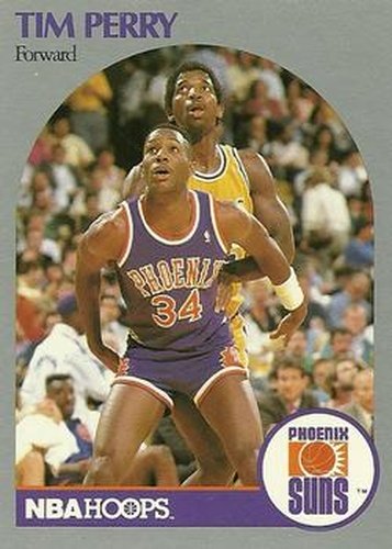 #240 Tim Perry - Phoenix Suns - 1990-91 Hoops Basketball