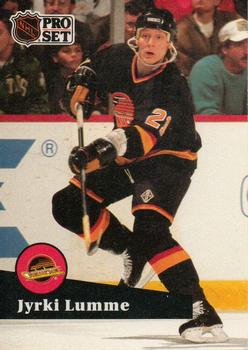 #240 Jyrki Lumme - 1991-92 Pro Set Hockey