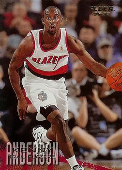 #240 Kenny Anderson - Portland Trail Blazers - 1996-97 Fleer Basketball