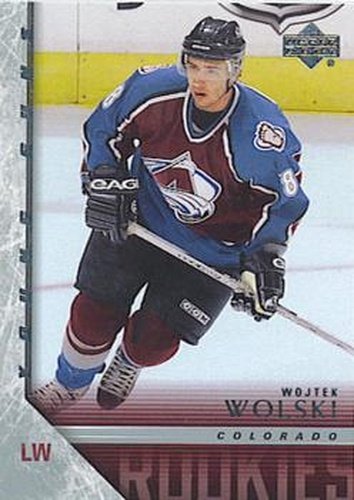 #240 Wojtek Wolski - Colorado Avalanche - 2005-06 Upper Deck Hockey