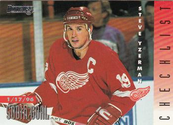#240 Steve Yzerman - Detroit Red Wings - 1996-97 Donruss Hockey