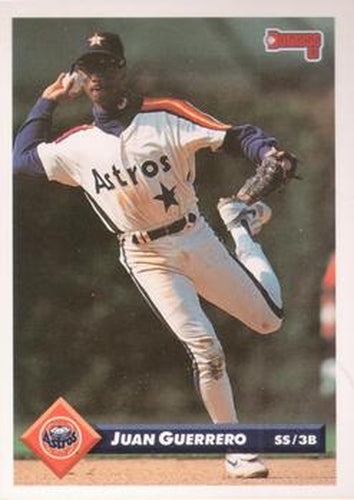 #240 Juan Guerrero - Houston Astros - 1993 Donruss Baseball