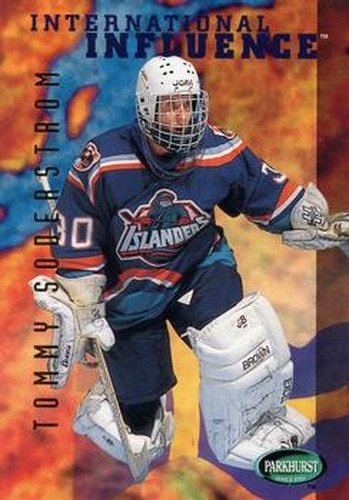 #240 Tommy Soderstrom - New York Islanders - 1995-96 Parkhurst International Hockey
