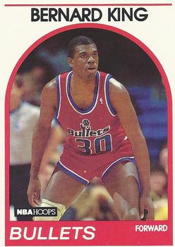 #240 Bernard King - Washington Bullets - 1989-90 Hoops Basketball